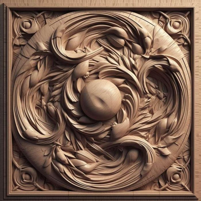 Patterns and decorations (stl illusion 1, PATTERN_201) 3D models for cnc